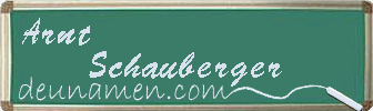 Arnt Schauberger Visitenkarte